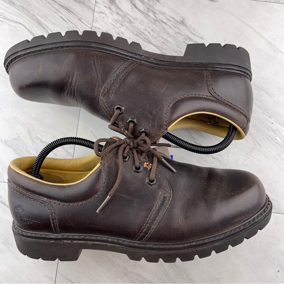 •Havana Joe Natural Life&Style Spain Mens 43 / 9-9.5 Brown Leather Derby Shoes - Picture 2 of 16
